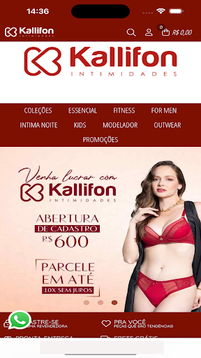 Android application Kallifon Intimidades screenshort