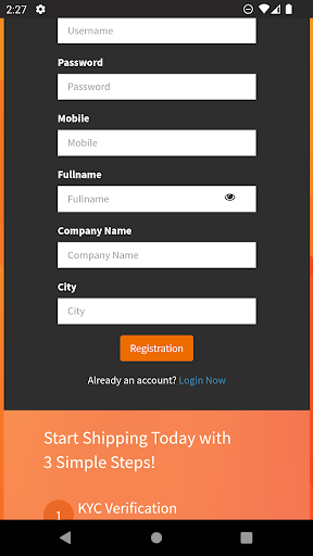 SQ Logistics Screen 3