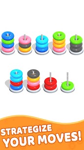 Color Hoop Stack – Sort Puzzle Mod Apk 1.1.5 (Free Purchases) 2