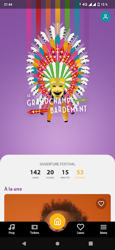 Android application Grandchamp'Bardement 2024 screenshort