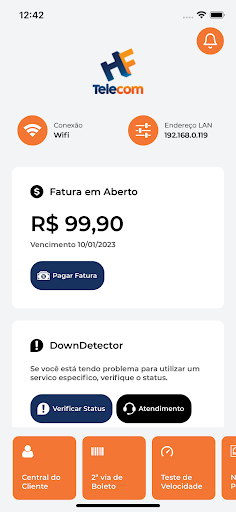 HF Telecom Screen 2