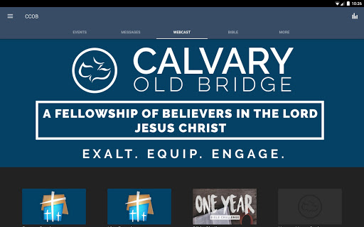 Screenshot of Calvary Chapel Old Bridge