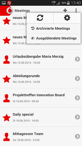 Vodafone Conferencing Screen 3