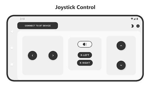 Android application Joystick: Arduino, ESP32 screenshort