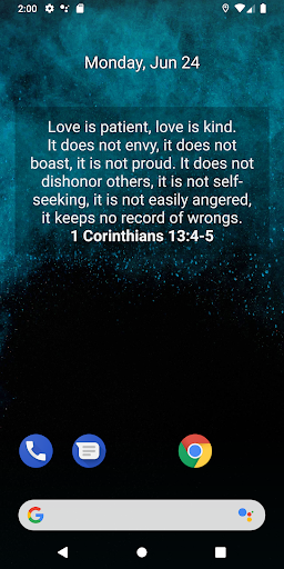 Bible verse of the day Screen 3