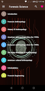 Screenshot 1 Forensic Science android