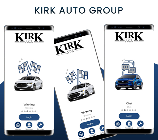 Android application Kirk Auto Care screenshort