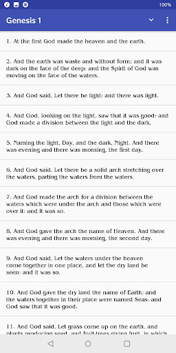 Bible in Basic English Screen 3