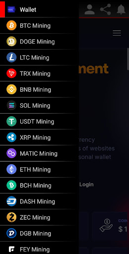 Mobile Mining Screen 2