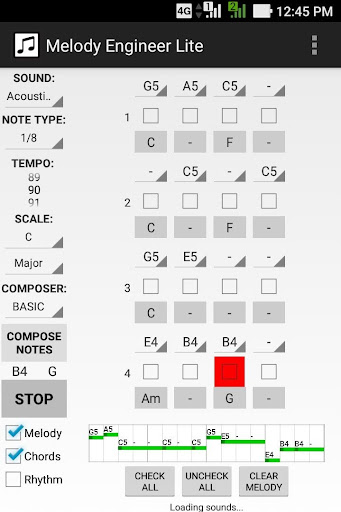 Screenshot of Melody Engineer Lite