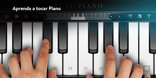 Real Piano: teclado eletrônico