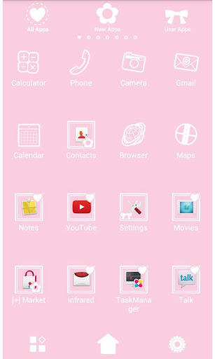 Pretty Pink Theme +HOME Screen 2