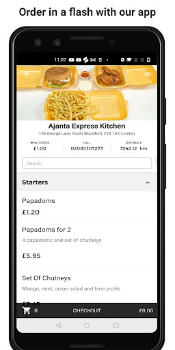 Android application Ajanta Express Kitchen screenshort
