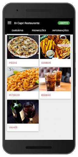 Android application Di Capri Restaurante e Pizzari screenshort