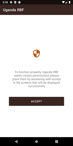 Android application Uganda RBF screenshort