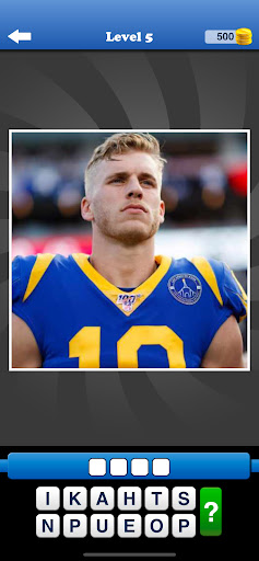 Whos the Player? NFL Quiz Game Screen 3