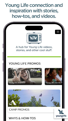 Android application Young Life TV screenshort