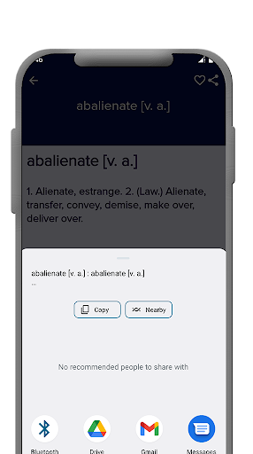 English Synonyms Dictionary Screen 3