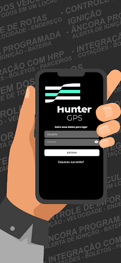 Android application Hunter GPS screenshort
