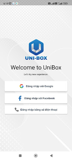 Android application Uni Box screenshort