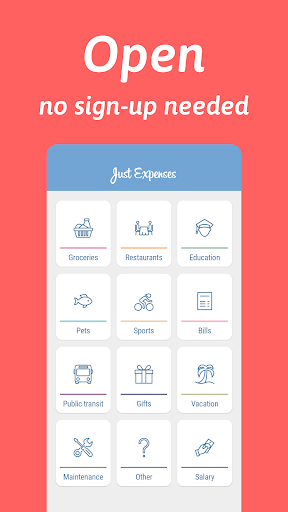Just Expenses: Money Manager Screen 2