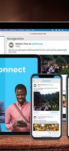 CorpsConnect Screen 2