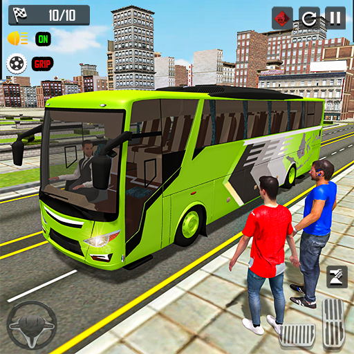 Bus games 3d Bus driving game logo