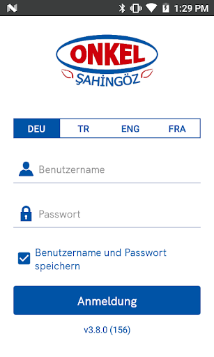 Android application Onkel Süd Customer App screenshort