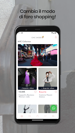 Android application Chic Shoes screenshort