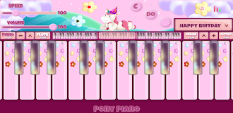 Game screenshot Pony Piano Pink mod apk
