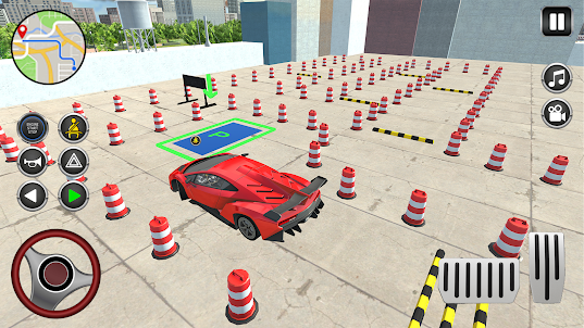 Реальная городская парковка 3D