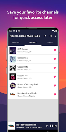 Nigerian Gospel Music Radio Screen 3