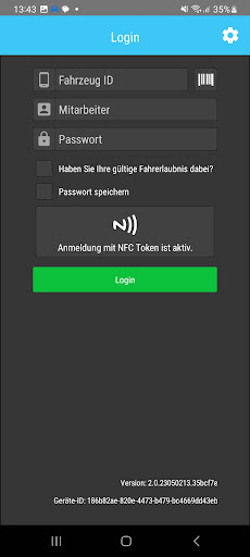 Android application DeDeFleet - Driver screenshort