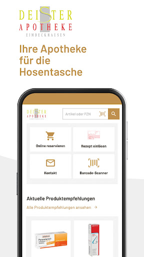 Android application Deister Apotheke Eimbeckhausen screenshort