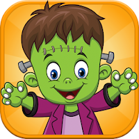 Halloween Shape Jigsaw Puzzles  game for kids