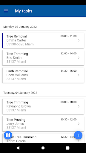 Android application TaskPlus screenshort