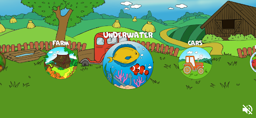 Android application Fat Paint Coloring Kids Game screenshort
