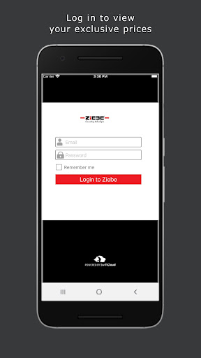 Android application Ziebe screenshort