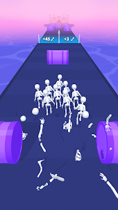 Skeleton Clash・3D Running Game