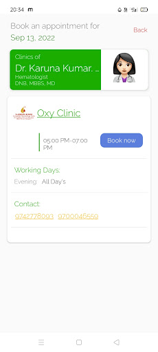 Android application Dr.KK Hematology Care screenshort