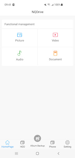 Android application NQDrive screenshort
