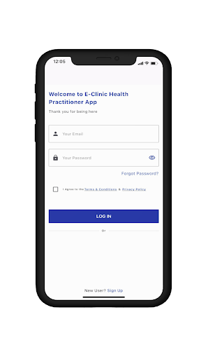 E-Clinic Admin App Screen 3