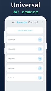Universal AC Remote All in One