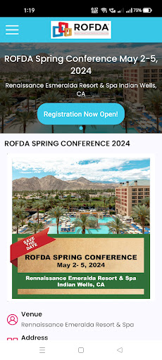 Android application ROFDA screenshort