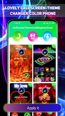 Lovely Call Screen-Color Phoneのおすすめ画像1
