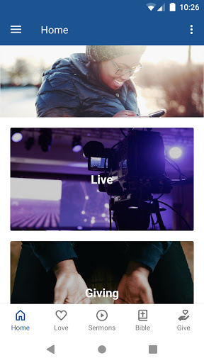 Android application St. James Community Church screenshort