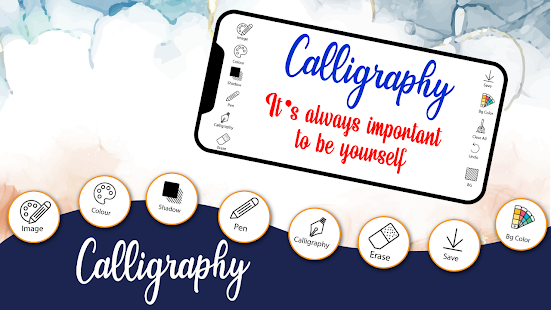 Calligraphy Font App Screenshot
