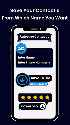 Autosave Contacts Screen 3
