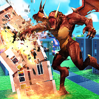 Dragon Vs Crowd Distruct City