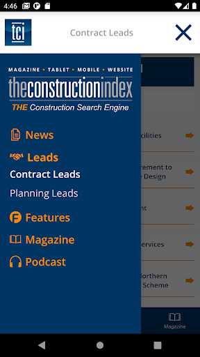 The Construction Index Screen 2